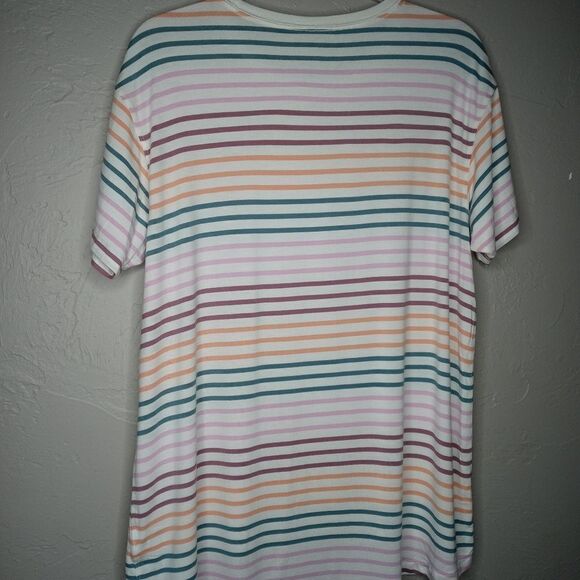 American Eagle Soft & Sexy Multi Stripe Tee - Picture 4 of 5